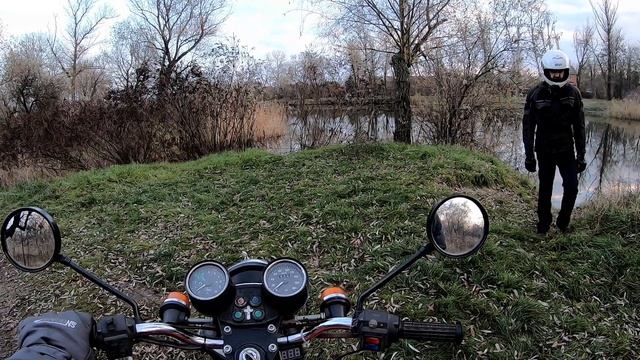 JAWA 638  Попал в болото /Ява 350 638