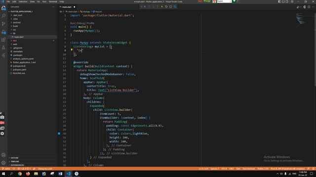 10. ListView builder in flutter. flutter bangla tutorial. flutter dev #listview #listview.builder смотреть онлайн