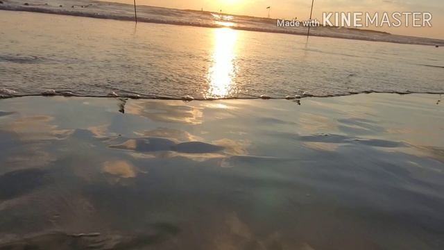 Tel-Aviv.Израиль.Пляж,красивый закат. смотреть онлайн