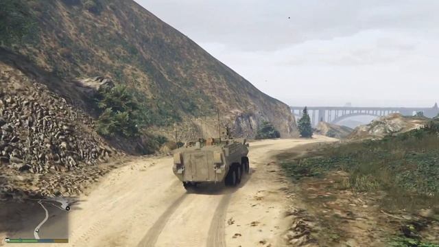 M1126 Stryker Drill In Raton Canyon GTA V смотреть онлайн