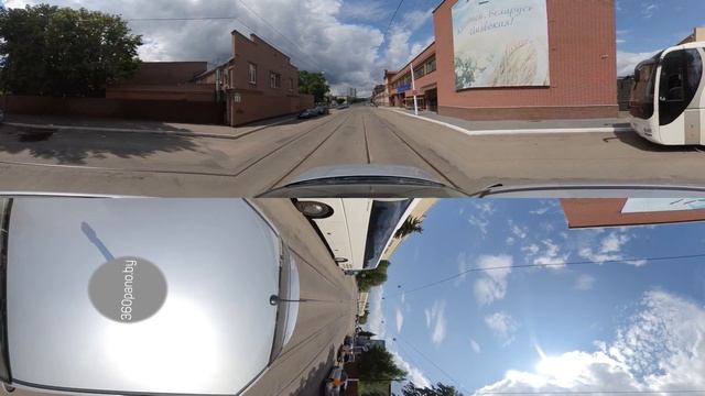 Insta360 One X - улица Октябрьская в Минске - 5,7K смотреть онлайн