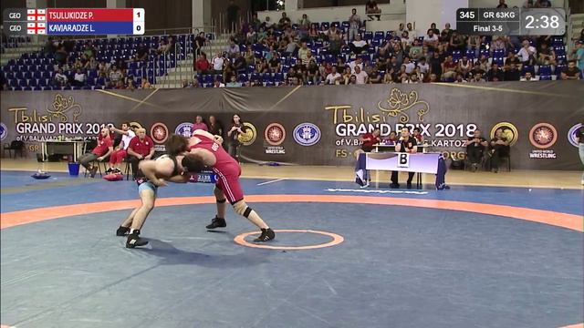 BRONZE GR - 63 kg: P. TSULUKIDZE (GEO) v. L. KAVJARADZE (GEO) смотреть онлайн