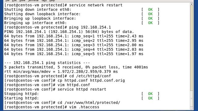 Configuring access using htaccess смотреть онлайн