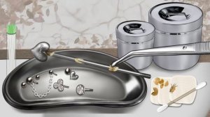 ASMR Piercing Cleaning Animation?, Blackhead, Removing Pus from Piercing, Ear Infection Treatment