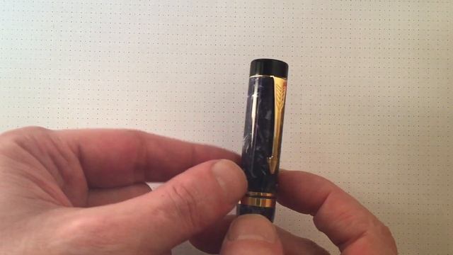 Обзор перьевой ручки Parker Duofold Centennial (Mk I) смотреть онлайн