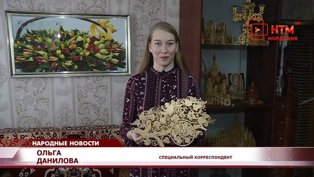 Мастер из Редкодубья творит шедевры из фанеры смотреть онлайн