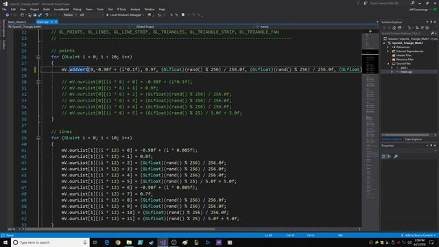 OpenGL 2D Engine Basics Classy Function for Adding Vertices one at a time Visual Studio 201 смотреть онлайн