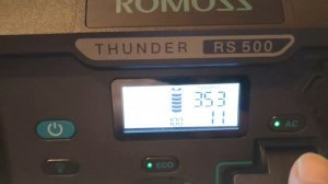 220 вольт портативная электростанция  Romoss thunder RS 500