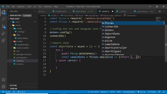 #14 Seeder script for uploading data to database | Mern Stack Project Tutorials(Hindi/Urdu) смотреть онлайн