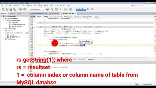Netbeans 15 Programming with MySQL #6: JTable - Click data from Jtable and display to JTextfield смотреть онлайн