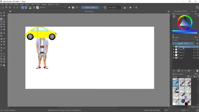 Krita How To Add Image Tutorial смотреть онлайн