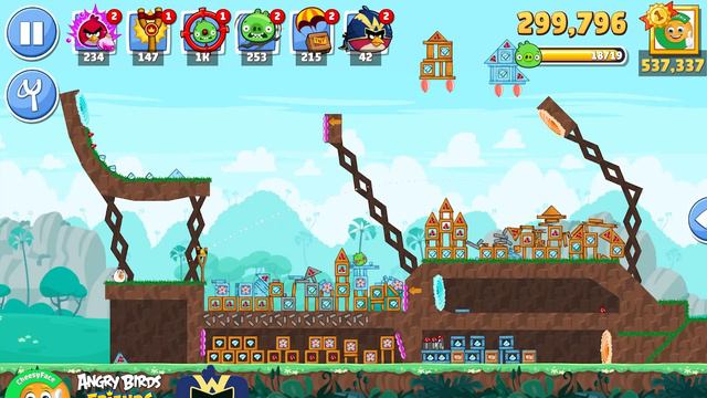 Angry Birds Friends Tournament 1215 Level 2 No Power UP смотреть онлайн