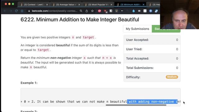Leetcode Contest 317 in Kotlin (Q1 & Q2 but 4 min late) смотреть онлайн