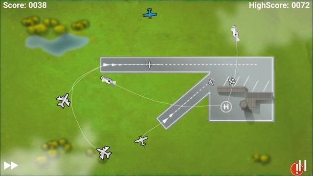 Air control Lite Review | Plane Landing Game on Android смотреть онлайн