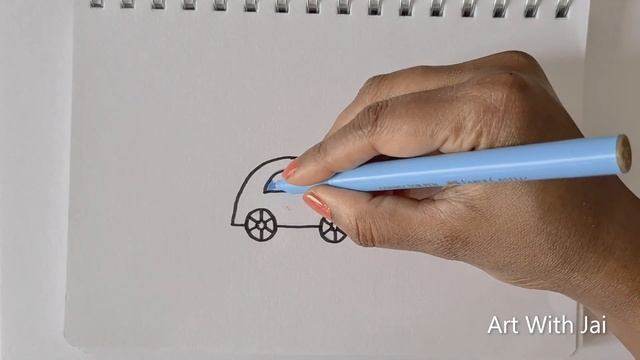 How to Draw car for toddlers | Small Kids | Easy car drawing videos for small Kids and beginners смотреть онлайн