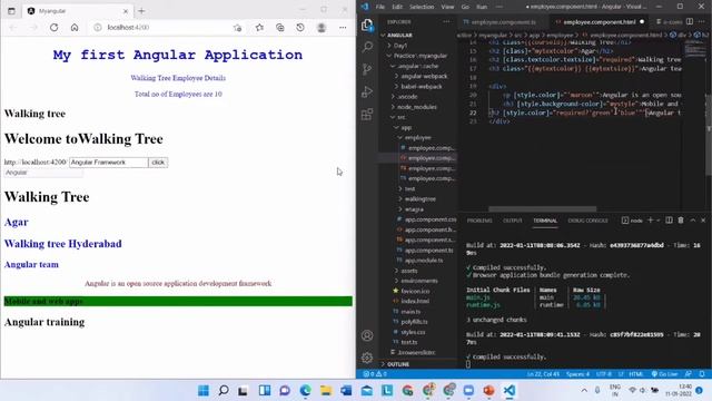 Style Binding In 2 Minute using ternary operator | Angular Training | Learn Code смотреть онлайн