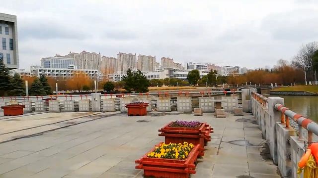 Nantong University Main Library premises, Nantong, Jiangsu Province, China. смотреть онлайн