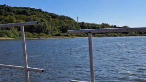 Понтонный мост Спасск Рязанский на Оке. Село Троица. Старая Рязань.