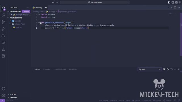 #PYTHON Password Generator смотреть онлайн
