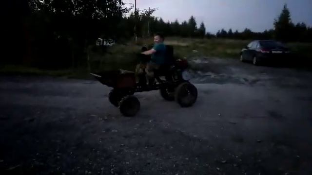 Передний адаптер для мото блока. смотреть онлайн