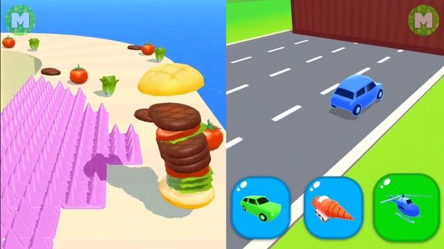 ??Shape-Shifting vs Sanwich Runner All Levels Gameplay Walkthrough 4K смотреть онлайн