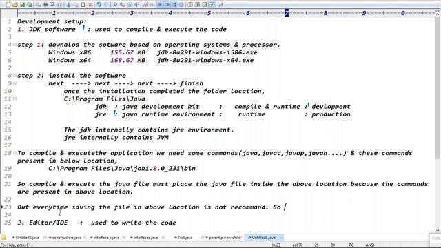 CORE JAVA tutorials || Demo - 3 || by Mr. Ram On 21-04-2021 @8PM IST смотреть онлайн