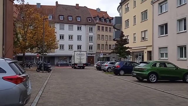?? Красивые улицы и архитектура города Вюрцбург. Германия. Бавария смотреть онлайн