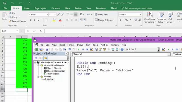 Excel VBA Free Course Tut#8 : Learning Range,Cells,Active cell etc. смотреть онлайн