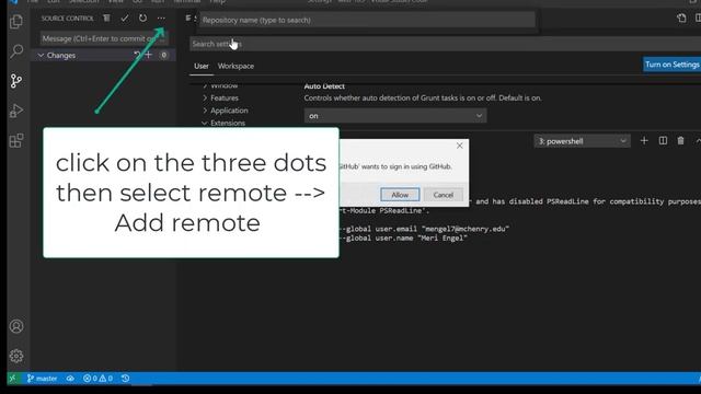 Uploading the demo project to GitHub from Visual Studio code смотреть онлайн