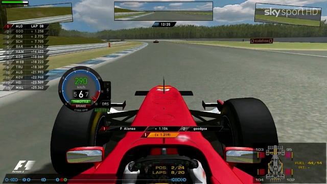[rFactor] F.Massa Hockenheim смотреть онлайн
