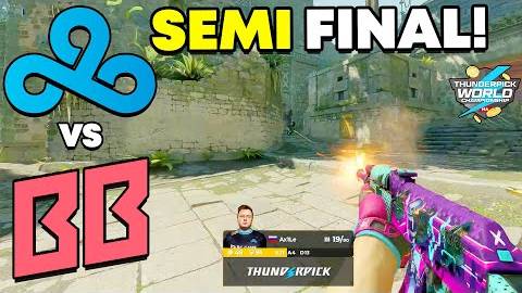 ПОЛУФИНАЛ!! - Cloud9 vs BetBoom - ЛУЧШИЕ МОМЕНТЫ - Thunderpick World Qualifier | КС2 смотреть онлайн
