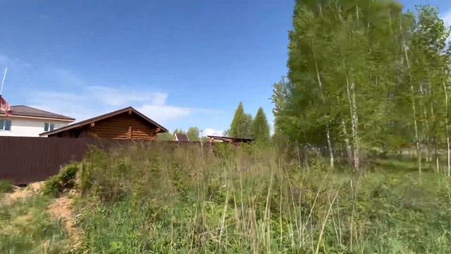 Участок 22 сотки в д. Борисово (граничит с рекой) смотреть онлайн