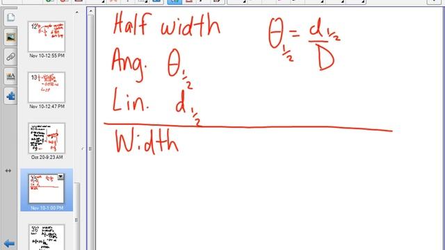Angular Width of Fringes смотреть онлайн