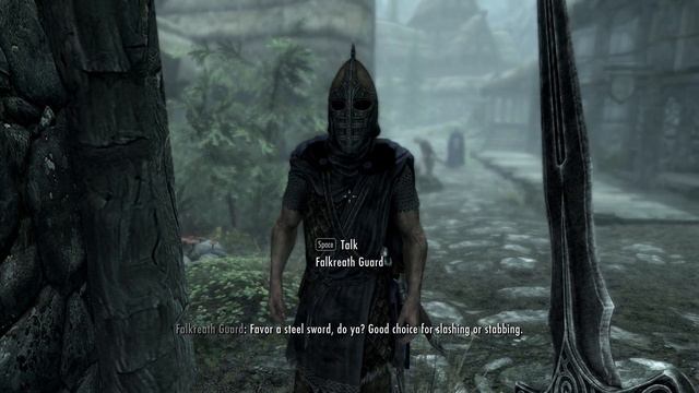 Skyrim • Reakcja Strażników na broń Dovahkiina смотреть онлайн