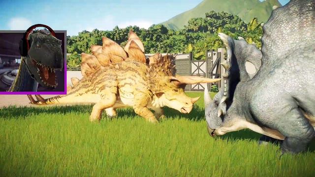 SPINOCERATOPS RAMMING HUMANS & Spinoraptor's New BRUTAL Animations!! | Jurassic World Evolution 2