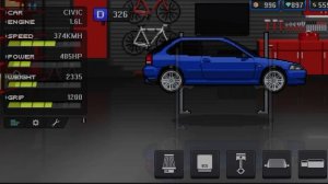 HONDA CIVIC MODIFIED!!!? - PIXEL CAR RACING