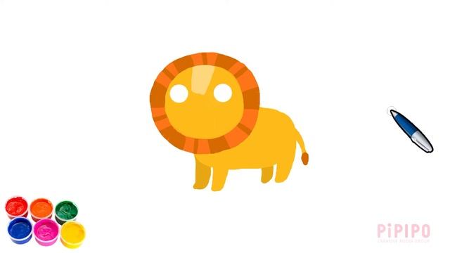How to draw a Lion, Kак нарисовать льва, Cómo dibujar un León смотреть онлайн
