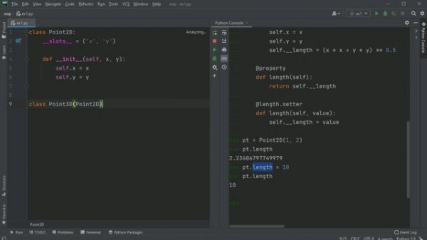 #27. Как работает __slots__ с property и при наследовании _ ООП Python (720p)