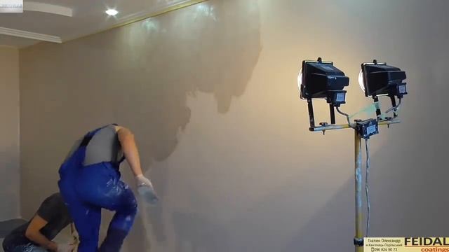 Декоративная краска "Магия" для, украшение стен в зале! смотреть онлайн