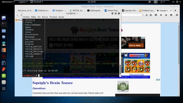 SQL Injection SQLMap смотреть онлайн