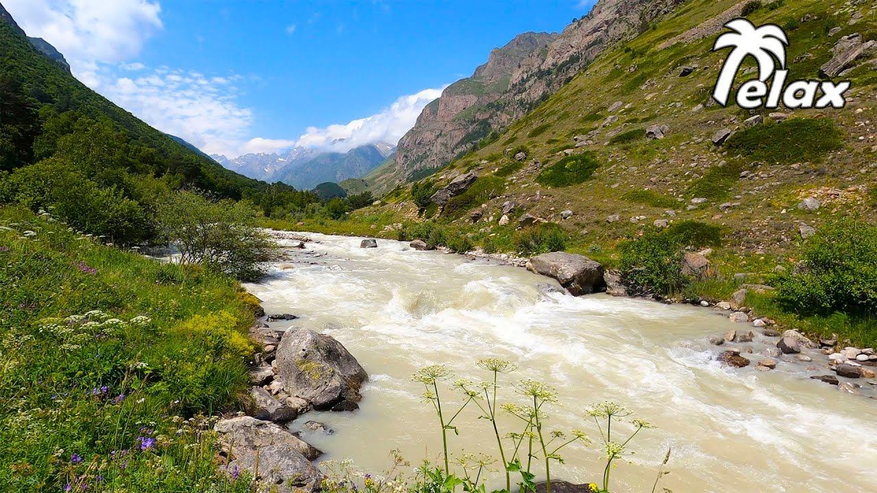 Soothing Noise of a Mountain River - You will Sleep like a Baby смотреть онлайн