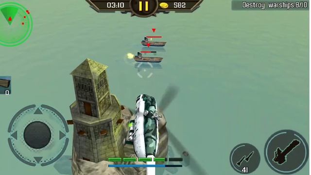 Helicopter Battle fight game || Gunship Strike 3D fun game смотреть онлайн