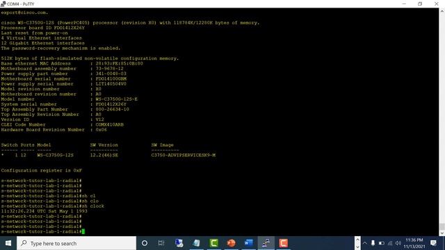 How to Set Clock in CISCO Switches - Date and Time смотреть онлайн