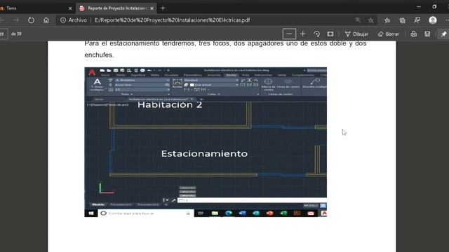 Reporte de Proyecto Instalaciones Eléctricas pdf y 1 página más Personal Microsoft Edge 2020 05 смотреть онлайн