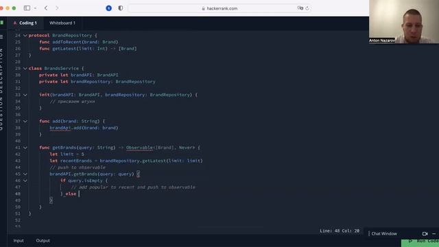 Мок интервью senior iOS разработчика смотреть онлайн