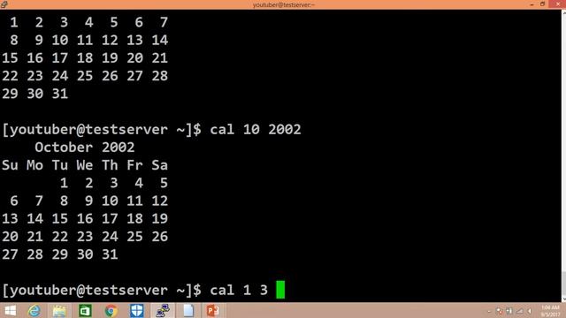 How to use cal command in Linux смотреть онлайн