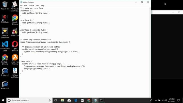 Java Interface смотреть онлайн