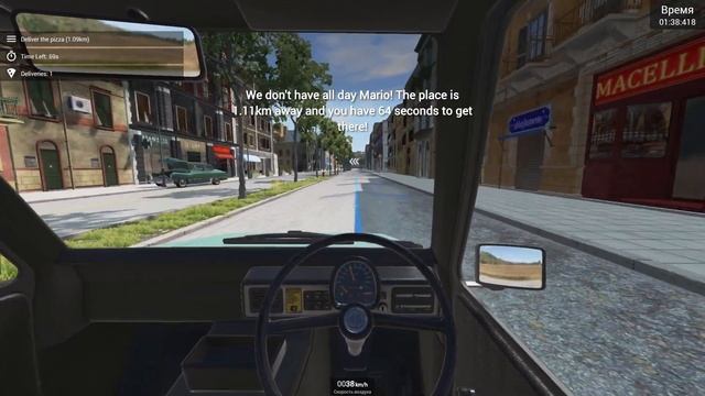 Beamng drive - Доставка пиццы | Pizza Run | Прохождение сценария смотреть онлайн
