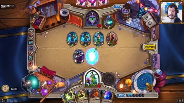 Hearthstone - One Night In Karazhan - The Parlor (Silverware Golem, Magic Mirror & Chess!) смотреть онлайн