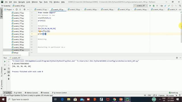 RANDOM MODULE/LIBRARY IN PYTHON | TUTORIALS FOR BEGINNERS #TUTORIALS #FOR #BEGINNERS смотреть онлайн